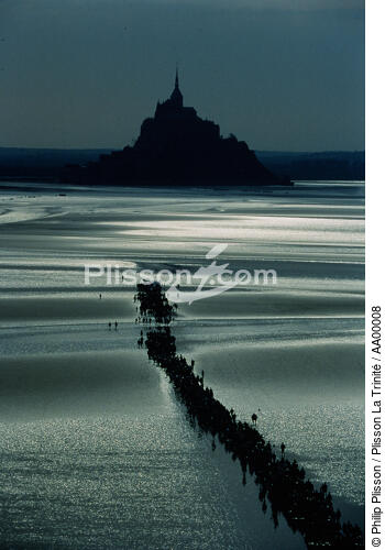Mont-Saint-Michel - © Philip Plisson / Plisson La Trinité / AA00008 - Photo Galleries - Reflection