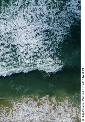 Plage de Donnant vue de haut (Belle-île) - © Philip Plisson / Plisson La Trinité / AA00024 - Photo Galleries - Geomorphology