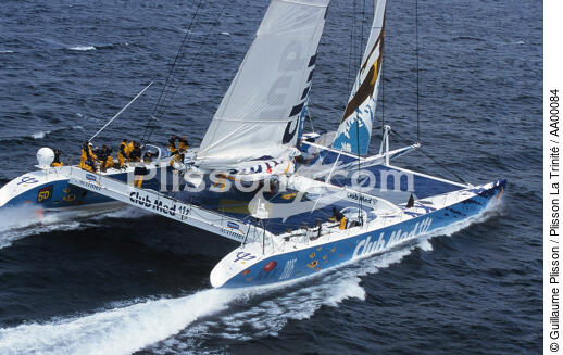 Le catamaran "Club Med" et son équipage . - © Guillaume Plisson / Plisson La Trinité / AA00084 - Nos reportages photos - Voilier