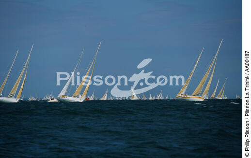 Départ de la Withbread. - © Philip Plisson / Plisson La Trinité / AA00187 - Photo Galleries - Maxi-monohull Racing Yacht