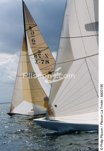 Deux 6MJI bord à bord. - © Philip Plisson / Plisson La Trinité / AA00190 - Nos reportages photos - Bateau