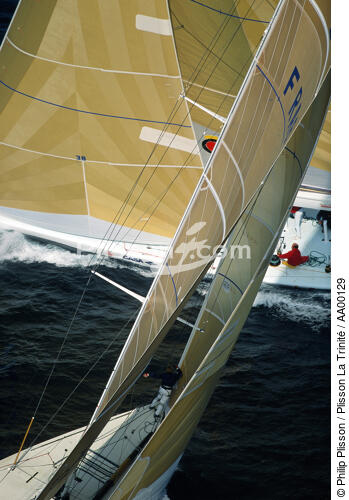 Deux Class America bord à bord. - © Philip Plisson / Plisson La Trinité / AA00129 - Nos reportages photos - Voilier
