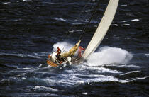 Sovereign dans une mer agitée © Philip Plisson / Plisson La Trinité / AA00192 - Nos reportages photos - Gros temps