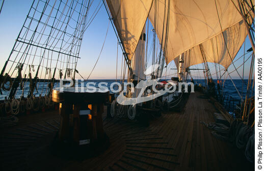 HMS Rose, navire école. - © Philip Plisson / Plisson La Trinité / AA00195 - Nos reportages photos - Trois-mâts barque frégate