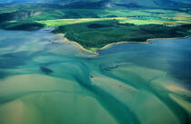 Vue aérienne de North Uist. © Philip Plisson / Plisson La Trinité / AA00291 - Nos reportages photos - Vue aérienne