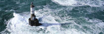 Le phare d'Ar Men dans la tempête. © Guillaume Plisson / Plisson La Trinité / AA00376 - Nos reportages photos - Signalisation maritime