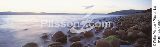 Galets d'Arran - © Philip Plisson / Plisson La Trinité / AA00392 - Nos reportages photos - Paysage littoral