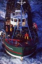 Caseyeur de Paimpol. © Philip Plisson / Plisson La Trinité / AA00402 - Nos reportages photos - Activité maritime