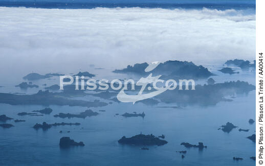 L'archipel de Bréhat. - © Philip Plisson / Plisson La Trinité / AA00414 - Nos reportages photos - Vue aérienne