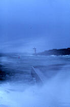 Gros temps sur Le Conquet. © Philip Plisson / Plisson La Trinité / AA00449 - Photo Galleries - Harbour light