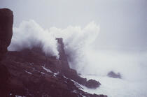 Tempête sur l'île de Ouessant (Finistère, 29) © Philip Plisson / Plisson La Trinité / AA00463 - Nos reportages photos - Tempêtes