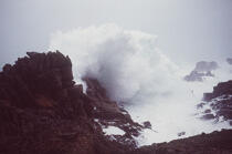 L''île de Ouessant sous la tempête (Finistère, 29). © Philip Plisson / Plisson La Trinité / AA00464 - Photo Galleries - Storms