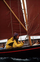 Canot à livarde breton. © Philip Plisson / Plisson La Trinité / AA00584 - Photo Galleries - Boat