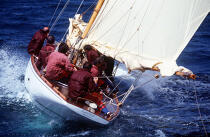 Poupe de l'Estérel. © Philip Plisson / Plisson La Trinité / AA00598 - Nos reportages photos - Elément d'un bateau