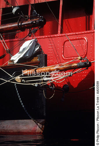 Bout-dehors. - © Philip Plisson / Plisson La Trinité / AA00599 - Nos reportages photos - Elément d'un bateau