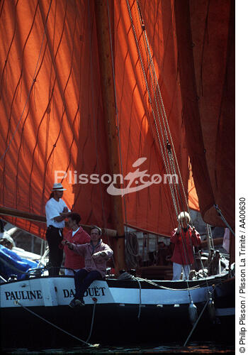 La Pauline, pilote de Dahouët. - © Philip Plisson / Plisson La Trinité / AA00630 - Photo Galleries - Sailing Pilot boat