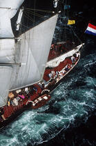 L'Osterschelde. © Philip Plisson / Plisson La Trinité / AA00646 - Photo Galleries - Deck [of boat]