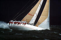 Bord de près pendant une régate. © Philip Plisson / Plisson La Trinité / AA00705 - Photo Galleries - Close to the wind