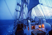 A bord du Belem. © Philip Plisson / Plisson La Trinité / AA00813 - Photo Galleries - Tall ships