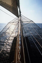 Bout-dehors de l'Esmeralda. © Philip Plisson / Plisson La Trinité / AA00836 - Photo Galleries - Four masts
