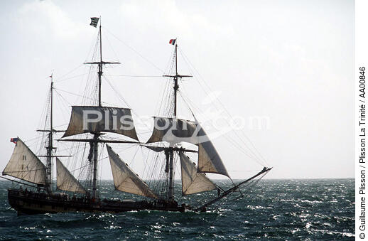 HMS Rose en contre-jour. - © Guillaume Plisson / Plisson La Trinité / AA00846 - Nos reportages photos - Trois-mâts barque frégate