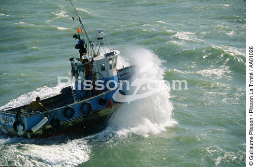 Marin-pêcheur sur son bateau. - © Guillaume Plisson / Plisson La Trinité / AA01026 - Nos reportages photos - Marin-pêcheur
