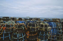 Casiers de pêche. © Philip Plisson / Plisson La Trinité / AA01054 - Photo Galleries - Lobster pot