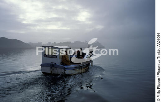 Caseyeur sur la Rance. - © Philip Plisson / Plisson La Trinité / AA01064 - Photo Galleries - Maritime activity