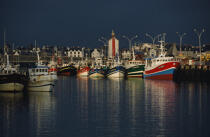 Bateaux de pêche dans le port du Guilvinec. © Philip Plisson / Plisson La Trinité / AA01071 - Photo Galleries - Fishing