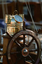 Barre à roue. © Guillaume Plisson / Plisson La Trinité / AA01171 - Nos reportages photos - Accastillage
