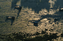 Pontons ostréicoles et voiliers à marée basse. © Guillaume Plisson / Plisson La Trinité / AA01293 - Photo Galleries - Reflection