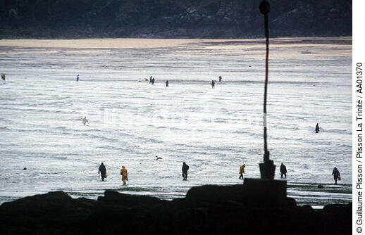 Pêcheurs à pied à Saint-Malo. - © Guillaume Plisson / Plisson La Trinité / AA01370 - Photo Galleries - Low tide