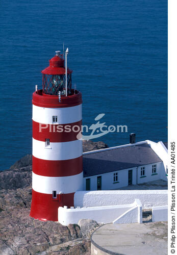 Les Casquets, phare anglais. - © Philip Plisson / Plisson La Trinité / AA01485 - Nos reportages photos - Phares Grande-Bretagne