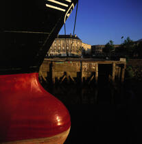 Cargo dans le port de Nantes. © Philip Plisson / Plisson La Trinité / AA01519 - Photo Galleries - Ground shot