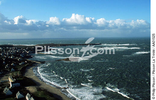 Vue aérienne de Portivy. - © Philip Plisson / Plisson La Trinité / AA01525 - Nos reportages photos - Morbihan