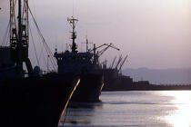 Port de commerce de Brest. © Philip Plisson / Plisson La Trinité / AA01640 - Nos reportages photos - Activité maritime
