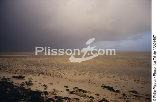 La plage d'Erdeven. - © Philip Plisson / Plisson La Trinité / AA01697 - Photo Galleries - Erdeven