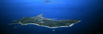 Vue aérienne de Hoëdic. © Philip Plisson / Plisson La Trinité / AA01751 - Photo Galleries - Beach