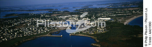 Le port de plaisance du Crouesty - © Philip Plisson / Plisson La Trinité / AA01990 - Nos reportages photos - Panoramique horizontal