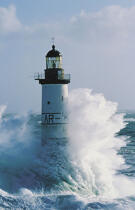 Le phare Ar-Men à Sein. © Guillaume Plisson / Plisson La Trinité / AA02089 - Nos reportages photos - Signalisation maritime
