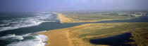 Barre d'Etel en vue aérienne et panoramique. © Guillaume Plisson / Plisson La Trinité / AA02137 - Nos reportages photos - Etel [Barre d']