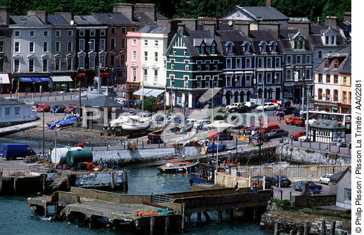 Port de Cobh. - © Philip Plisson / Plisson La Trinité / AA02281 - Nos reportages photos - Irlande, l'île verte
