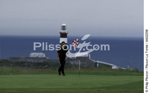 Golfeur en Irlande. - © Philip Plisson / Plisson La Trinité / AA02298 - Photo Galleries - Golf