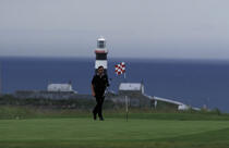 Golfeur en Irlande. © Philip Plisson / Plisson La Trinité / AA02298 - Nos reportages photos - Golf