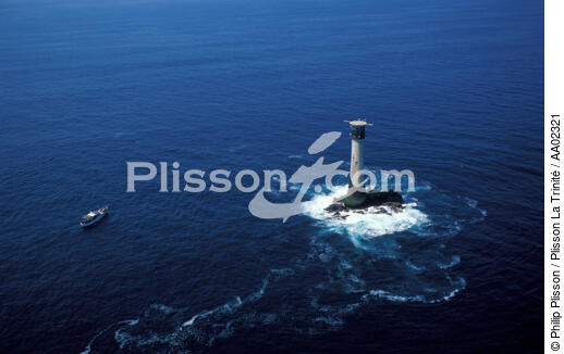 Wolf Rock. - © Philip Plisson / Plisson La Trinité / AA02321 - Photo Galleries - Great Britain Lighthouses