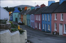 Maisons colorées à Eyeries. © Philip Plisson / Plisson La Trinité / AA02351 - Photo Galleries - Ireland, the green island