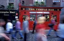 Le Temple bar à Dublin. © Philip Plisson / Plisson La Trinité / AA02365 - Photo Galleries - Foreign country