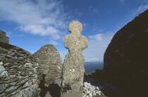 Skellig Michael en Irlande. © Philip Plisson / Plisson La Trinité / AA02388 - Photo Galleries - Cross