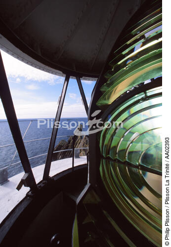 Lentille du phare de Skellig. - © Philip Plisson / Plisson La Trinité / AA02393 - Nos reportages photos - Skellig