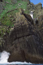 Phare de Skellig. © Philip Plisson / Plisson La Trinité / AA02400 - Nos reportages photos - Irlande